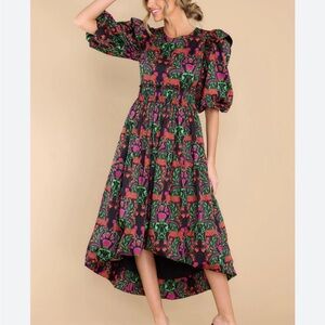 Emily McCarthy Iris Lounging Leopard Dress